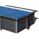Gre - bche  bulles pour piscine composite carre 3, 26 x 3, 26 m - gr