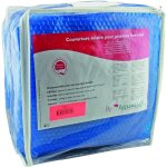 Bâche à bulles pour piscine hexagonale 3. 60 m - 180 microns - bleu - couverture solaire edg Bâche à bulles pour piscine hexagonale 3. 60 m - 180 microns - bleu - couverture solaire edg
