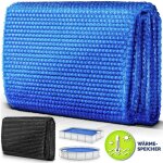 Tillvex bâche à bulles pour piscine ronde Ø 427 cm bâche solaire de 120 µm d'épaisseur découpe individuelle ... Tillvex bâche à bulles pour piscine ronde Ø 427 cm bâche solaire de 120 µm d'épaisseur découpe individuelle ...