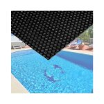 Le poisson qui jardine - b�che couverture piscine rectangulaire � effet isolant - noire. 5 x 8 m - noir ...