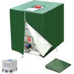 Bache pour cuve 1000l ibc, housse de protection, anti - uv anti - poussi�re couverture container r�servoir ...