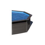 Gre - bche t  bulles 400  pour piscine composite ovale kpcov80 de dimensions 804 x 386cm - couleur ...