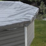 Gre - bche hiver 580g / m pour piscine composite ovale kpcov80 de dimensions extrieures 804 x 386cm ...