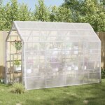 B�che avec ?illets transparent 3 x 4 m poly�thyl�ne