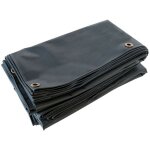 Tecplast - b�che de protection 3x4 m lp506mu gris anthracite - garantie 5 ans - b�che pvc �tanche - r�sistance ...