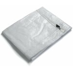B�che de protection imperm�able leno 140 g / m� blanc / transparent 2 x 3 m