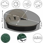 Bche de protection kingsleeve pour salon de jardin en polythylne rsistante aux uv et aux dchirures ...