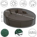 Bche de protection kingsleeve pour salon de jardin en polythylne rsistante aux uv et aux dchirures ...