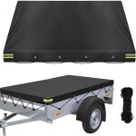 B�che de remorque, bache pour remorque plate 214 x 122 x 13 cm, b�che de protection plate remorque en ...