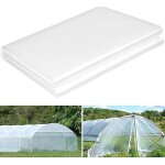 Bache pour serre, 2 x 10 m film de serre transparent, bache plastique pour serre de jardin, extra �paisse ...