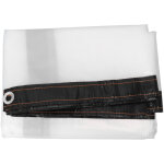 B�che transparente 6. 6x8. 2ft - protection pluie et froid pour jardin, serre et plantes