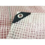 B�che transparente renforc�e 4x6 m 100 g / m�