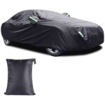 B�che voiture ext�rieur �tanche noir respirante doublure en coton housse de protection voiture ext�rieur ...