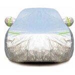 B�che pour voiture suv, housse de protection voiture �tanche universelle anti grele anti uv avec fermeture ...