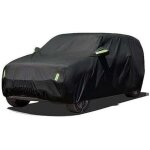 Bche pour voiture suv impermeable 480 x 175 x 150cm noir housse de voiture exterieur protection contre ...