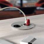 Bachmann twist multiprise blanche mat avec 2 prises terre
