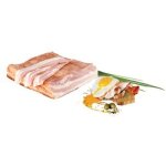 Bacon cuit  la vapeur en tranches tge - parfait pour les sandwichs et les barbecues