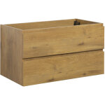 Badplaats - meuble sous lavabo angela 90cm chene ? armoire de