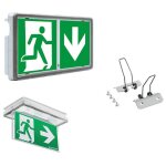 Baes one universel vacuation ip44 + porte drapeau standard + kit d'encastrement - bloc. tech