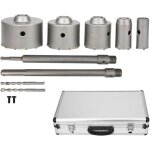 Bafovy ensemble de scies  trou mural en acier en carbone, 30, 40, 65, 80, 100 mm de tailles, outil de ...