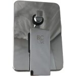 Bagnoclic - mitigeur douche encastr� avec inverseur � bouton - poussoir chrom� - 2 sorties