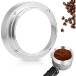 Bague de dosage pour caf� - 51 mm - en alliage d'aluminium - accessoire pour expresso - entonnoir de ...