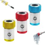 Bague magntique amliore pour embouts de tournevis, aimant universel 1 / 4 pouce / 6, 35 mm, tte de ...