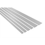 Baguette plate aluminium anodis� 2m ? dimensions 2000 x 15 x 3 mm ? r�sistance aux chocs et � la corrosion ...