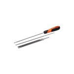 Kit de limes pour scie bahco 168 - combi - 4, 5, 200mm de long d 4, 5mm pour chaine. 325 Kit de limes pour scie bahco 168 - combi - 4, 5, 200mm de long d 4, 5mm pour chaine. 325