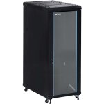 Baie 19' phasak pro 42u 600x600 dmonte - porte en verre tremp de, ventilation incluse, rail, roulettes ...