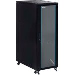 Baie 19' phasak pro 47u 800x1000 dmonte - portes ventiles, plateaux, multiprises, roulettes et ventilation, ...