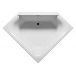 Riho - baignoire d'angle acrylique austin 145x145cm - blanc - blanc - 145 - -