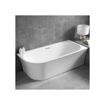 Bernstein - baignoire d'angle design acrylique pour salle de bain, isolation thermique - montage droite ...