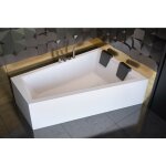 Baignoire d'angle droit intima duo en 170 ou 180 cm - 170cm Baignoire d'angle droit intima duo en 170 ou 180 cm - 170cm