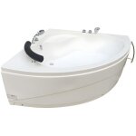 Baignoire d'angle navona avec robinetterie - 263l - 13513554 cm