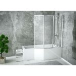 Azura home design - baignoire asymétrique integra 150 / 170 cm x 75 cm + pare baignoire - droit - 170cm ... Azura home design - baignoire asymétrique integra 150 / 170 cm x 75 cm + pare baignoire - droit - 170cm ...