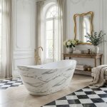 Baignoire autoportante rea carmen white 170