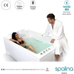 Spalina - baignoire baln�o kensho duo wave 180 x120 x68 cm, by