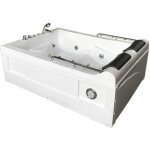 Eliteshopping - baignoire baln�o blanc 175 x 132 cm chromoth�rapie 14 jets ? calla