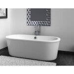 Sanycces - baignoire balno design ovale loft blanche confort tablier non inclus