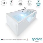 Spalina - baignoire baln�o tahiti white jets 170 x78 x60 cm, by