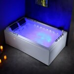 Boreal sauna - baignoire balneo lord duo blanc 2 places archipel® 185x120 - droite Boreal sauna - baignoire balneo lord duo blanc 2 places archipel® 185x120 - droite