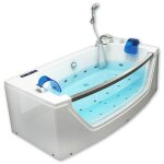 Home deluxe - baignoire balno avec luminothrapie atlantic m 175 x 85 cm