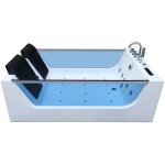 Home deluxe - baignoire balnéo avec luminothérapie atlantic xl 180 x 120 cm Home deluxe - baignoire balnéo avec luminothérapie atlantic xl 180 x 120 cm