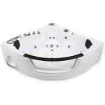 Home deluxe - baignoire balnéo avec luminothérapie laguna l - 157 x 157 cm Home deluxe - baignoire balnéo avec luminothérapie laguna l - 157 x 157 cm