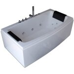 Home deluxe - baignoire  hydromassage noor 173 x 80 cm