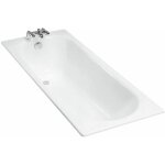 Jacob delafon baignoire droite 160 x 70 soisson fonte emaillee