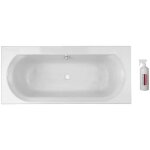 Jacob delafon - baignoire droite elise, deux places + nettoyant 170 x 75