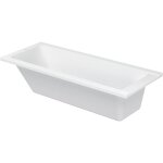 Duravit - baignoire d - code rectangulaire 1700x700 mm, avec un dossier, en acrylique sanitaire, blanc ... Duravit - baignoire d - code rectangulaire 1700x700 mm, avec un dossier, en acrylique sanitaire, blanc ...