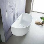 Sanita - bella - baignoire semi - ilot - 80x170x58cm Sanita - bella - baignoire semi - ilot - 80x170x58cm